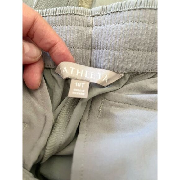 Athleta TALL Fit Mod Trekkie Ankle Zip Lightweight Pocket Tapered Track Pants - Picture 9 of 10